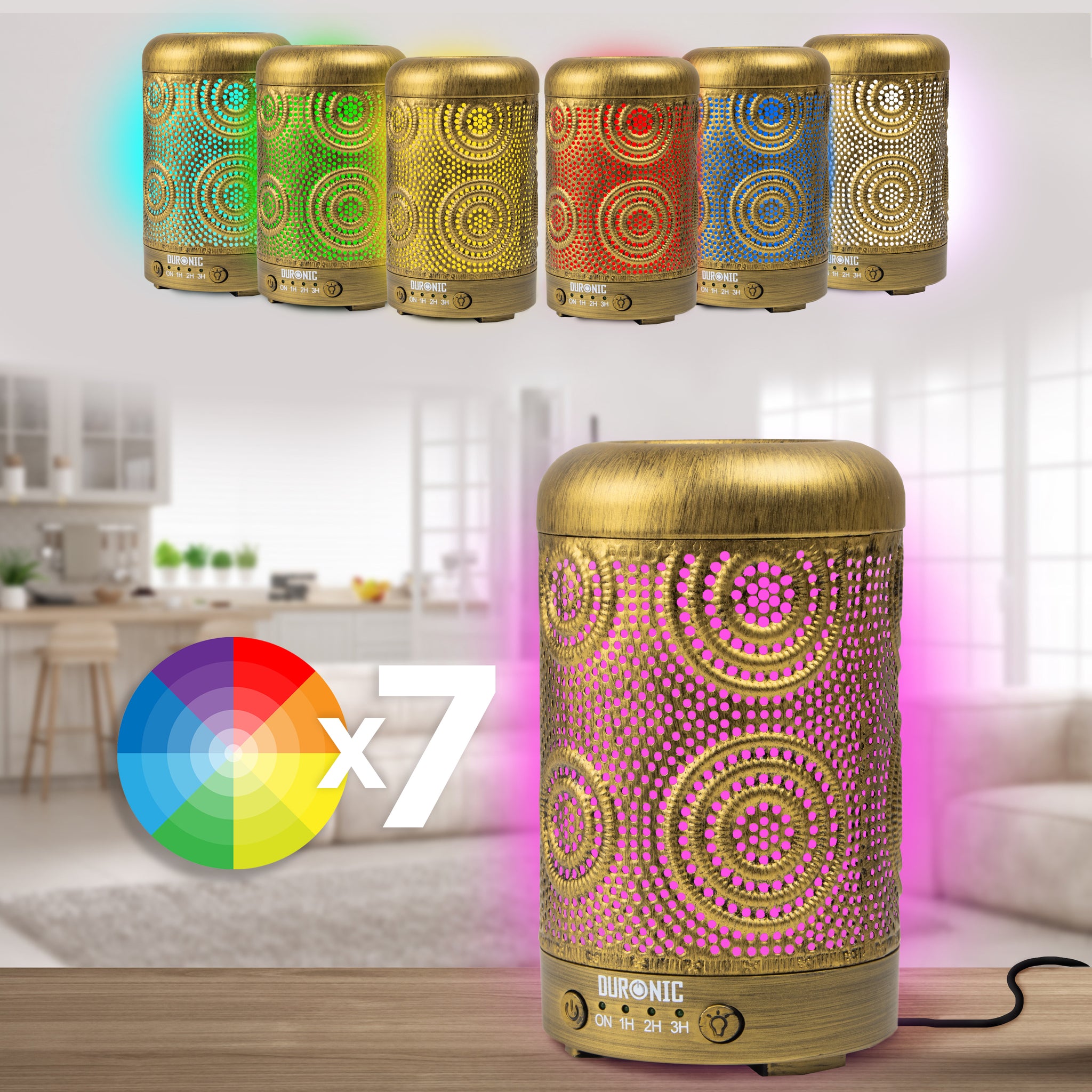 Duronic Aromatherapy Diffuser with 7 different available colors