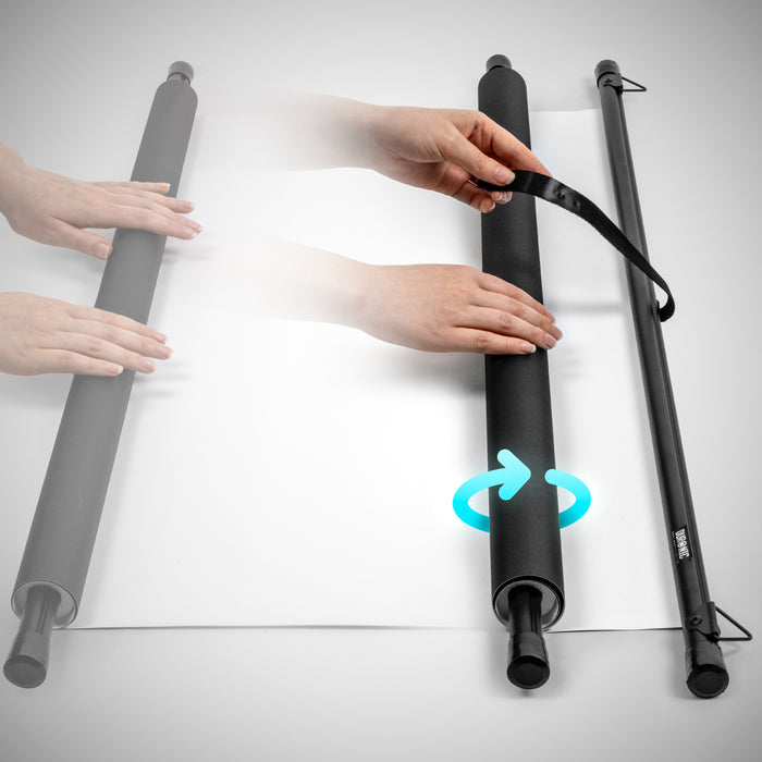 Duronic Bar Projector Screen with screen rolling