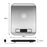 Duronic Digital Kitchen Scales measuring 18cm long, 14cm wide, and 1.7cm high