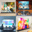 Duronic Electric 120” showcasing different location to install the projector
