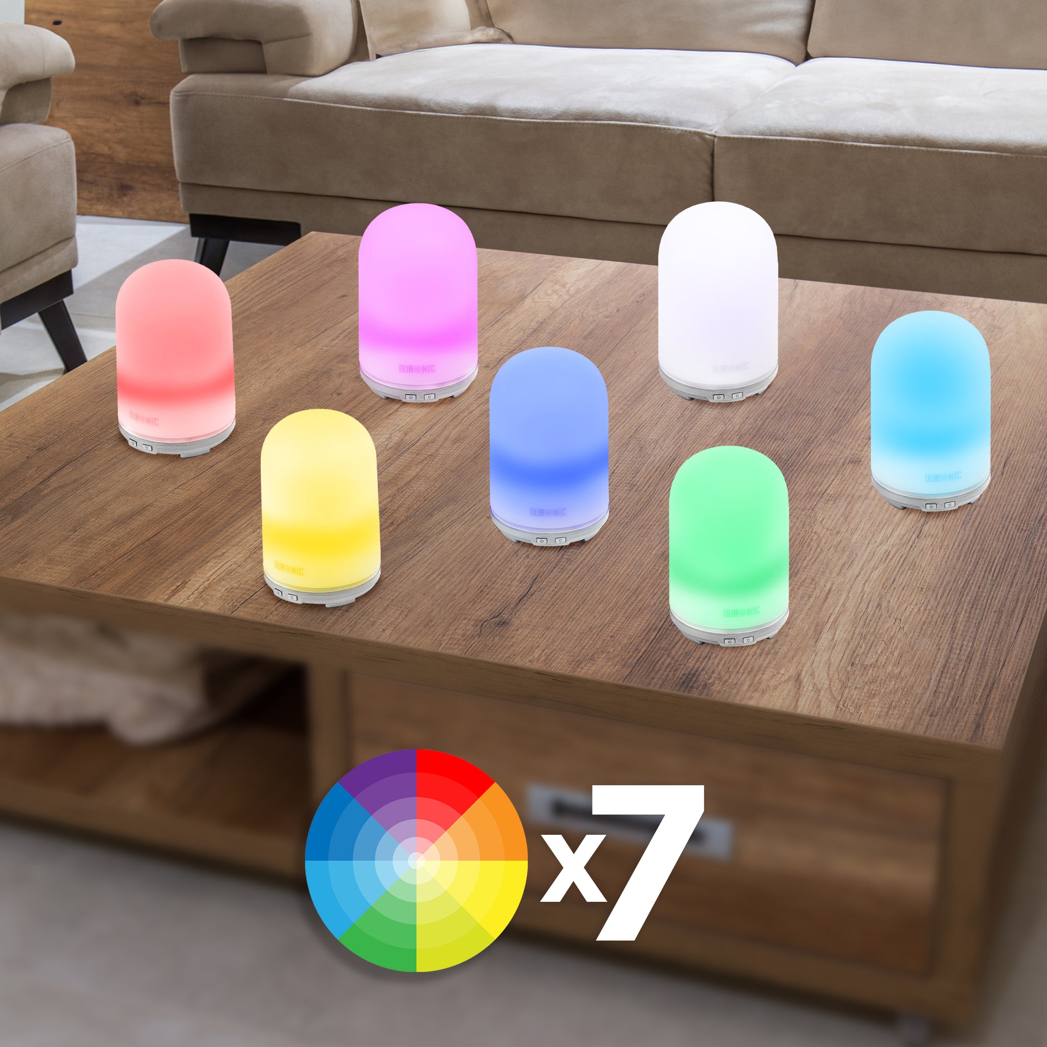 Duronic Essential Oil Diffuser with 7 different colour range