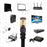 Duronic Ethernet Cable including a laptop, gaming consoles, a router, a smart TV, and a security camera on a geometric background.