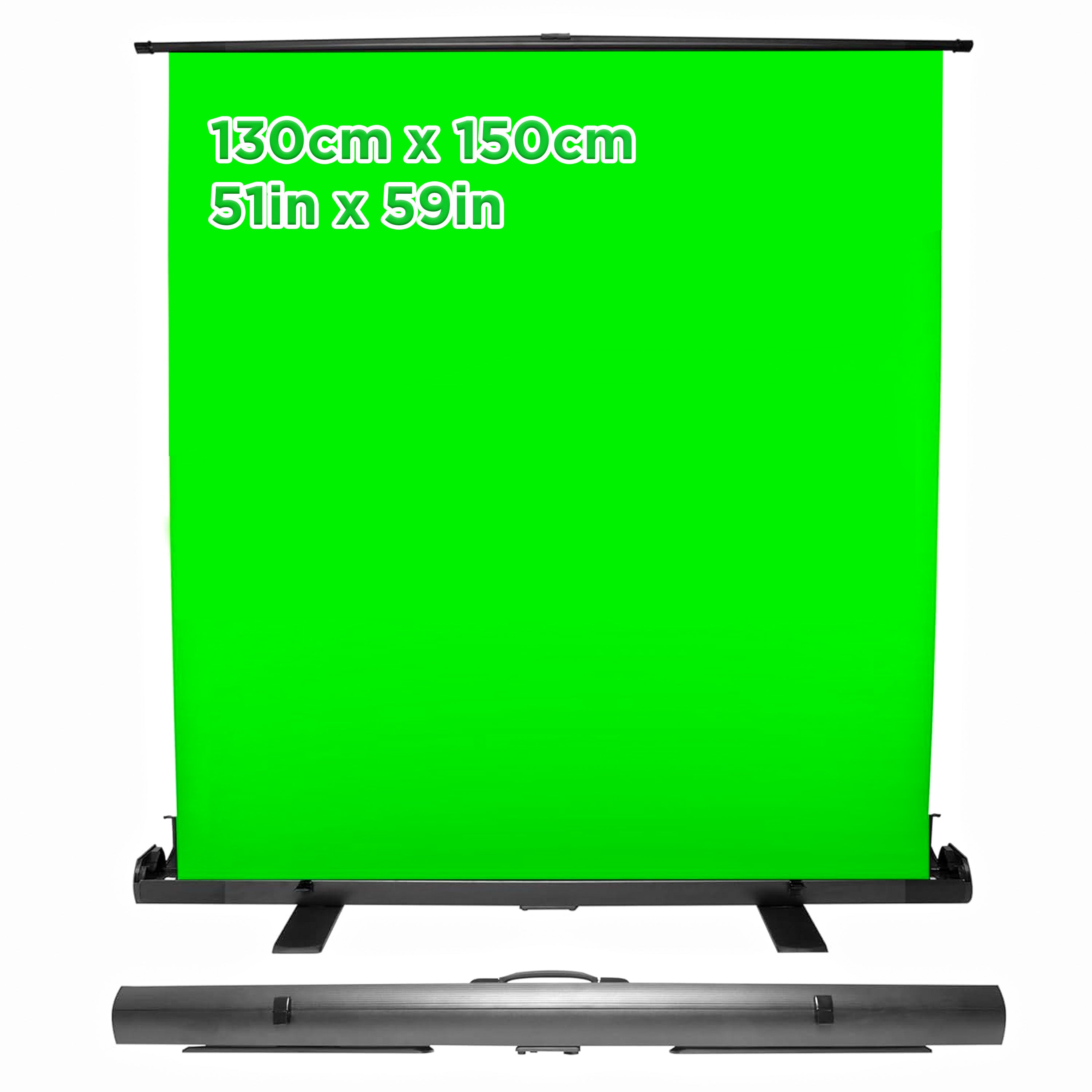 Duronic Floor Green Screen Backdrop FPS15 Projector Screens with Stand