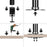 Duronic Grommet showing two desk mounting options 