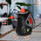 Duronic  Handheld Steam Cleaner showing product dimensions, lightweight design, and power cord.