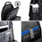 Duronic Laptop Backpack Black showing organized interior pockets, water bottle holder, and laptop compartment.