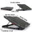 Duronic Laptop Cooling Pad  shown from multiple angles with dimensions of 39.7 cm x 30 cm and a weight of 0.95 kg.