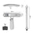 Duronic Luggage Scale Travel Bag Weigh showing 150mm length, 290mm strap, and 50kg capacity."