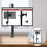 Duronic Monitor Arm Single mount stand with tilt, swivel, and full rotation product features.