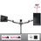 Duronic Monitor Arm Stand featuring 360-degree rotation and 17.6 lbs weight capacity.