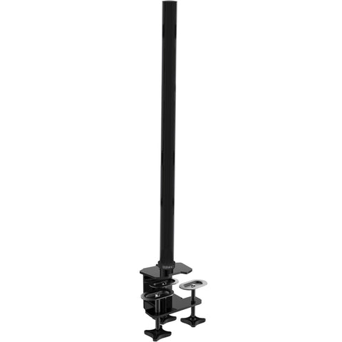 Duronic Monitor Stand Pole featuring dual heavy-duty screw knobs for secure desktop installation.