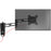 Duronic Monitor Wall Mount showing integrated red cable management loop.