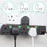 Duronic Plug Adapter with individual green switches, red neon indicators, and USB ports.