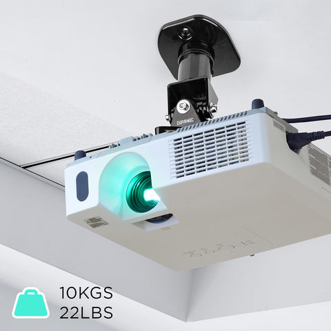 Duronic Projector Mount with 22 lbs maximum weight capacity.