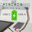 Duronic S125W electric surge protected extension lead with USB showing iPhone phone charging with USB cable