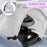 Duronic SI2 BK black garment steamer with travel bag for holidays portability 