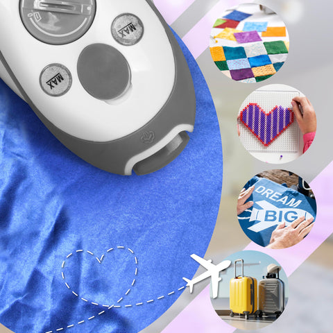 Duronic SI2 WE white small travelling iron for quilting clothes crafting