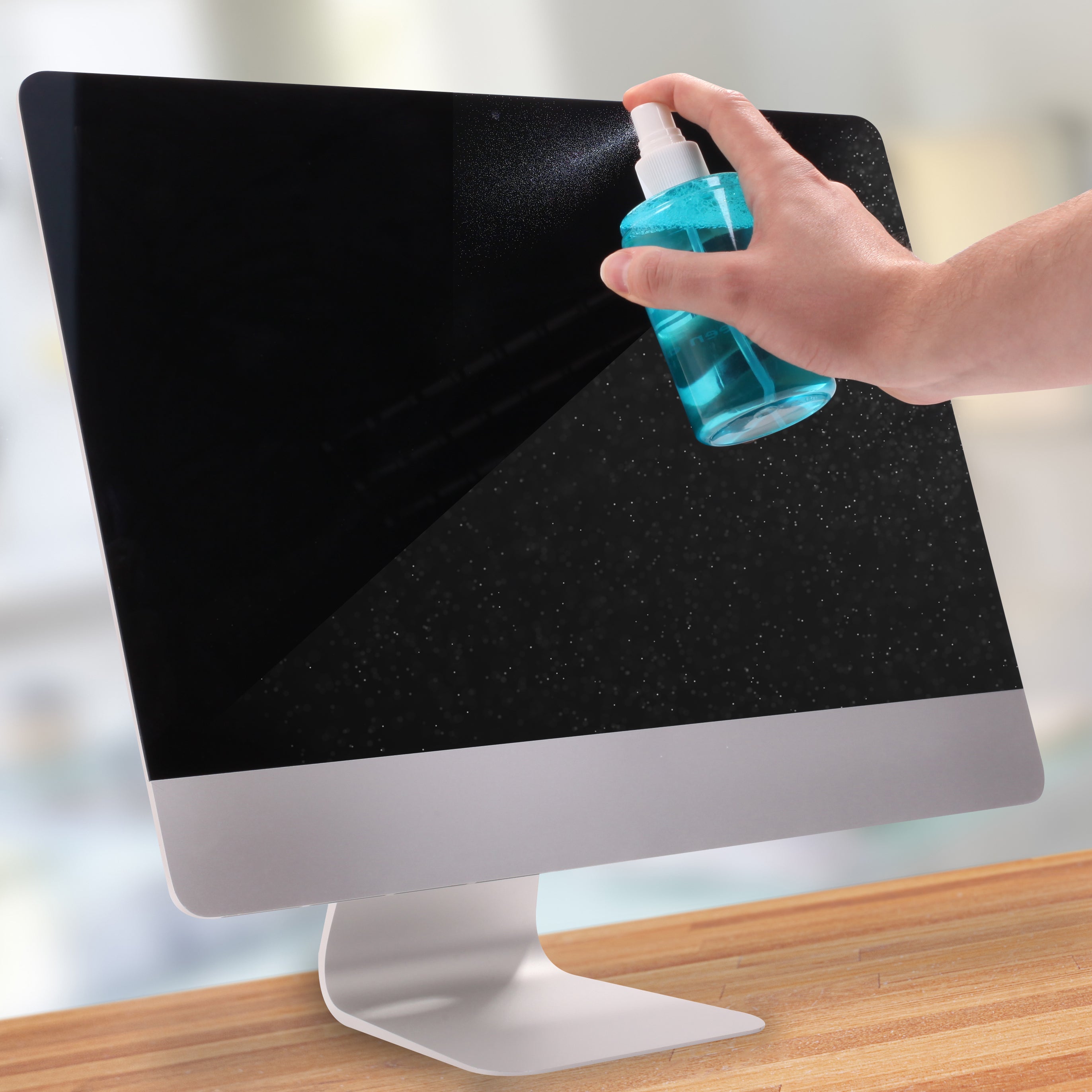 Computer Screen Cleaning Solution Duronic Screen Cleaner SCK104, Cleaning Spray for Laptop, TV, Computer