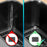 Duronic Silicone Corners for Air Fryer with comparison of using and not using of silicone