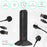 Duronic Tower Extension Lead with 4 AC outlets and USB ports.