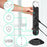 Duronic Tower Extension Lead with USB ports, safety shutters, surge protection, power switch, and weighted stand.