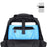 Duronic Travel Laptop Backpack showing bright blue interior with dedicated laptop and tablet storage sleeves.