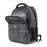 Duronic Travel Laptop Backpack with an open front compartment, yellow accents, and side mesh pocket.
