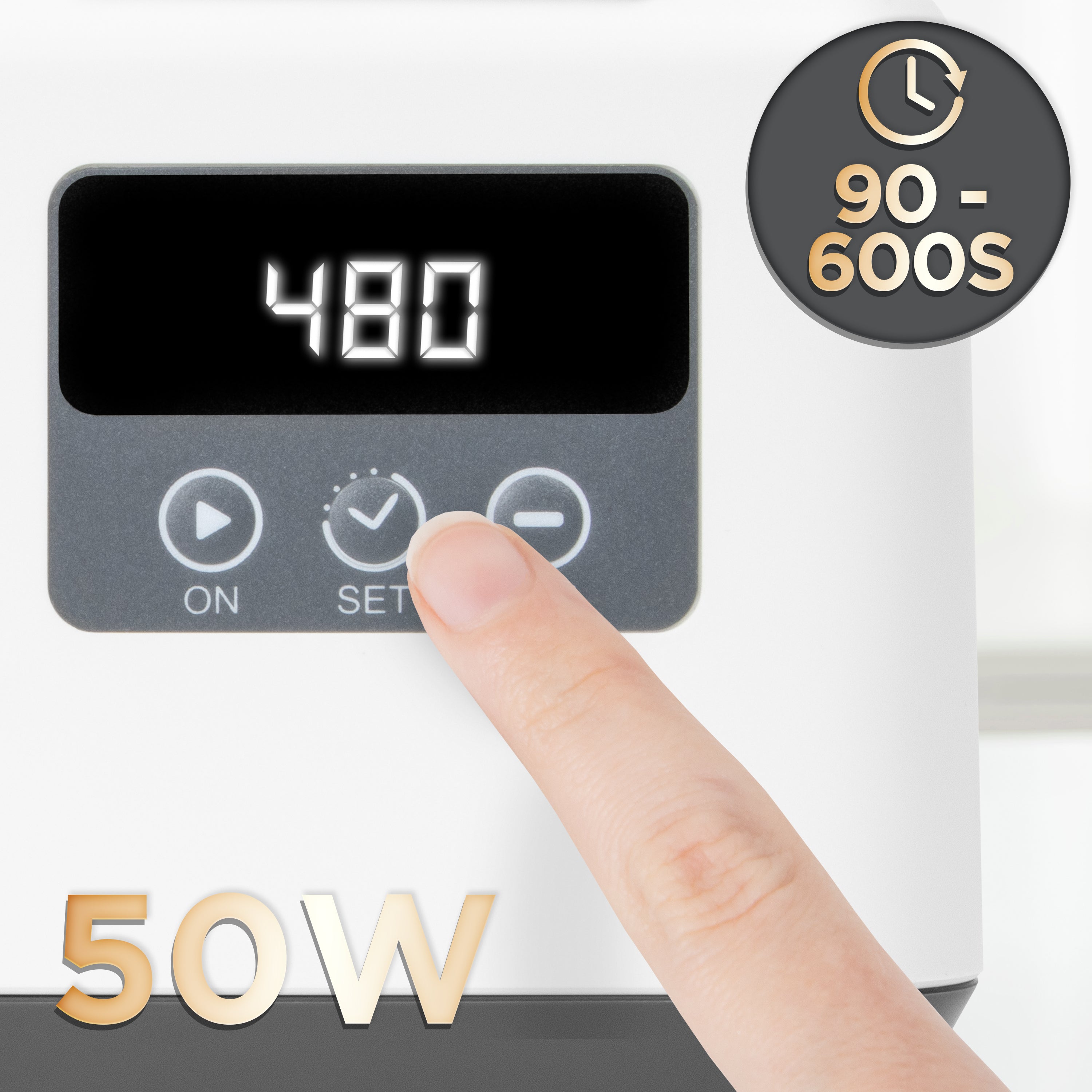 Duronic Ultrasonic Cleaner with timer settings