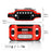Duronic Wind Up Solar Powered Flashlight Radio Apex showing top and front views with product dimensions and weight.