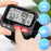 Duronic Wrist Blood Pressure Monitors displaying clear readings with memory and average features highlighted visually.