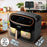 Duronic XXL Digital Air Fryer AF14 with product and cord dimension