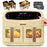 Duronic XXL Triple Drawer Air Fryer featuring digital touchscreen panel, viewing windows, and crisper trays.