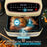 Duronic XXL Triple Drawer Air Fryer with a whole roasted chicken and digital touchscreen controls.