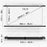Duronic projector screen with product dimension