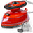 Duronic Travel Iron SI3 RD 400W Mini Irons with Dual Voltage, Variable Temperature Portable 35ml Red Steam Iron for Holiday Quilting Crafts Compact Design for Travelling