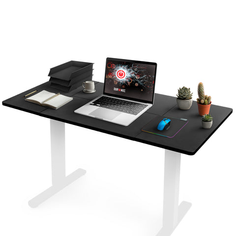 Duronic Desk Top TT140 BK – DESKTOP ONLY - Standing Desk Table Surface Only, Desktop TM51 and TM61 Height Adjustable Desk Frames – Black