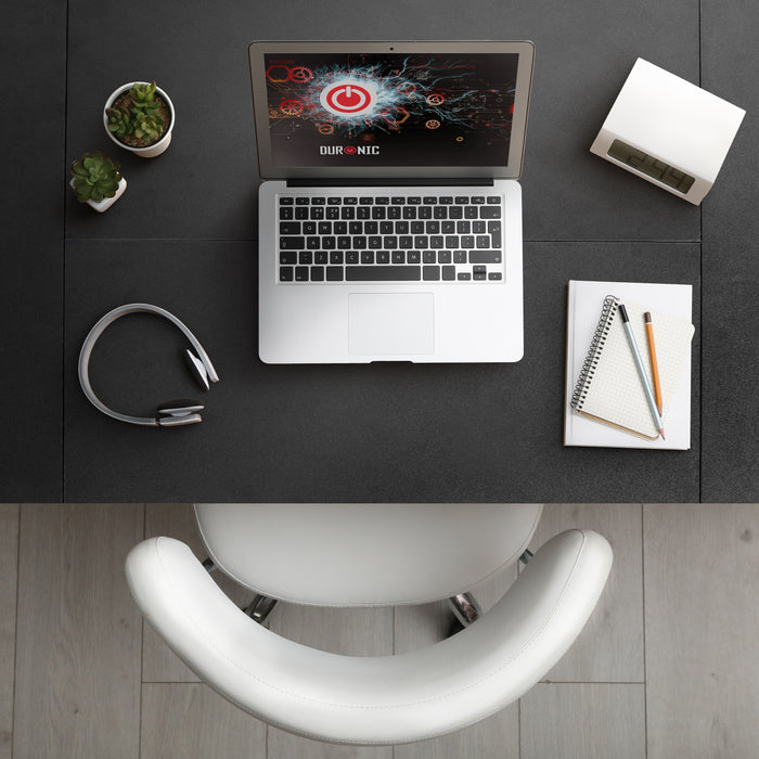 Duronic Desk Top TT160 BK – DESKTOP ONLY - Standing Desk Table Surface Only, Desktop TM51 and TM61 Height Adjustable Desk Frames – Black