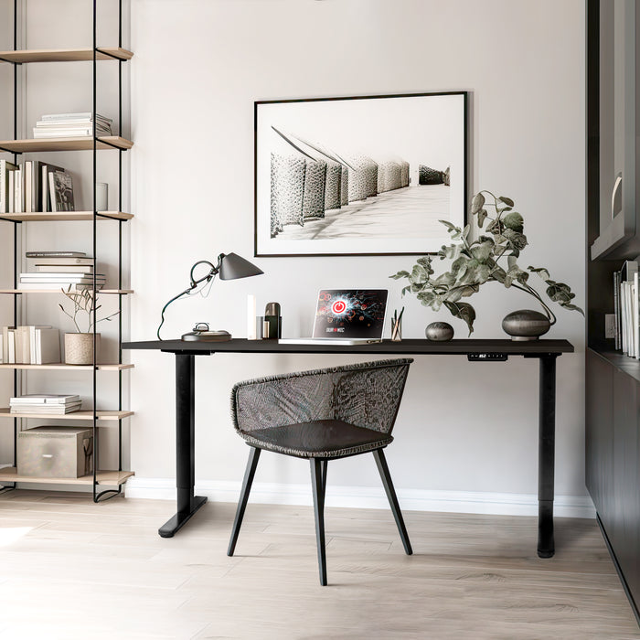 Duronic Desk Top TT160 BK – DESKTOP ONLY - Standing Desk Table Surface Only, Desktop TM51 and TM61 Height Adjustable Desk Frames – Black