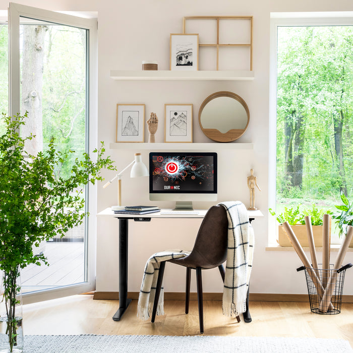 Duronic Desk Top TT160 WE – DESKTOP ONLY - Standing Desk Table Surface Only, Desktop TM51 and TM61 Height Adjustable Desk Frames – WHITE