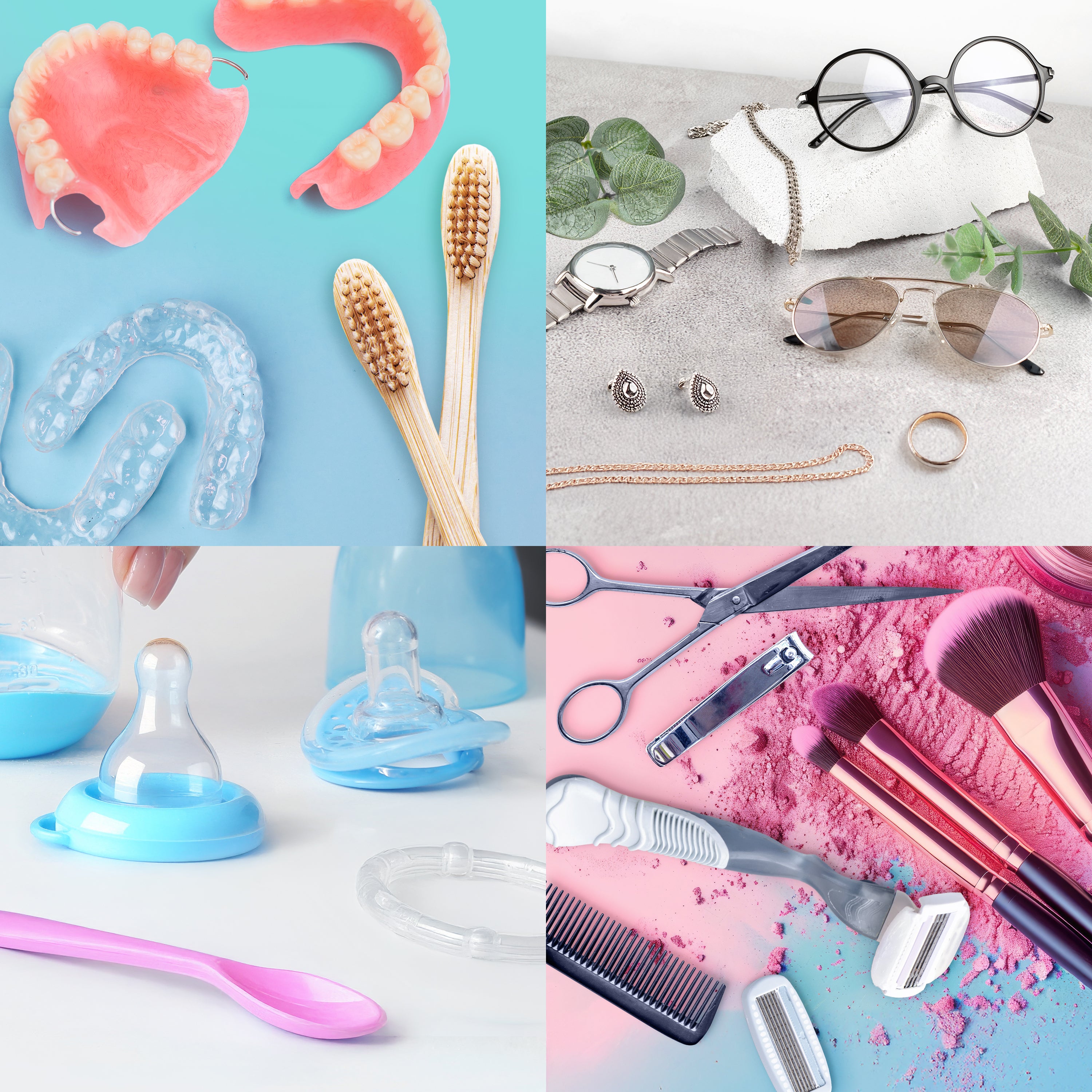 items that can be clean using the Duronic Ultrasonic Cleaner
