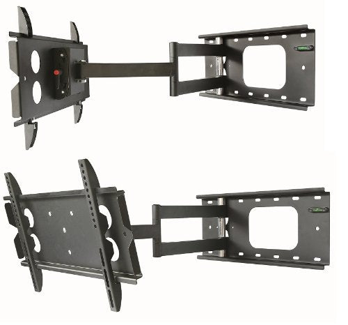 Duronic TVB109S TV Bracket, Wall Mount for 23-55" Television Screen, Tilting Action -12°/+6°, Fits up to 600x400mm, For Flat Screen LCD/LED (30kg)