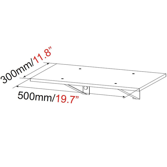 Duronic TV Stand Shelf TVS4T1SH | Spare Extra Shelf for Duronic TVS4T1