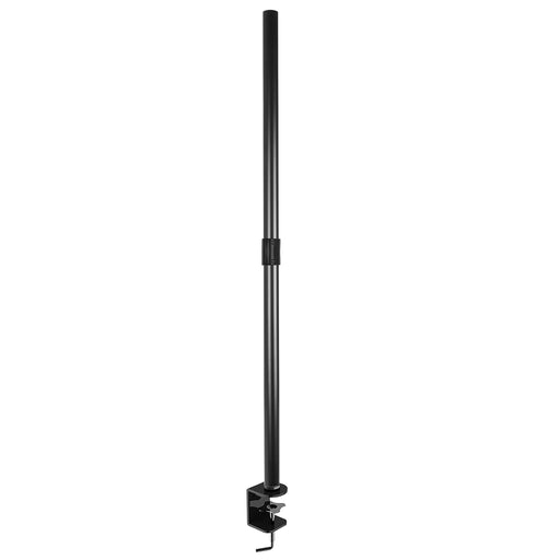 Duronic DM15 DM25 DM35 100cm Pole DMT100CM-POLE, Compatible with All Duronic Monitor Desk Mount Arms, Black Steel, Extra Long, 1000mm Length, 32mm Diameter, Standard Clamp Included