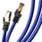 Duronic Ethernet Cable 3M High Speed CAT 8 Patch Network Shielded Lead 2GHz / 2000MHz / 40 Gigabit, CAT8 SFTP Wire, Snagless RJ45 Super-Fast Data - Blue