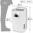 Duronic Dehumidifier DH20 | 20L in a Day | 4L Tank Capacity | Prevent & Remove Mould, Damp and Condensation | Laundry Dryer | Timer | Digital Display | Ultra-Quiet | for Humidity and Moisture Removal