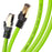 Duronic Ethernet Cable 2M High Speed CAT 8 Patch Network Shielded Lead 2GHz / 2000MHz / 40 Gigabit, CAT8 SFTP Wire, Snagless RJ45 Super-Fast Data - Green
