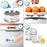 Duronic 7 Egg Boiler EB27, Egg Cooker with Buzzer, Egg Steamer makes Soft | Medium | Hard Boiled Eggs Alarm Timer Settings, Includes Egg Piercer & Measuring Water Cup, 400W