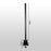 Duronic Monitor stand Pole DM453 80cm BLACK | Compatible with All Duronic Monitor arms | Steel | Extra Long | 800mm Length | Extra-Wide Clamp Included