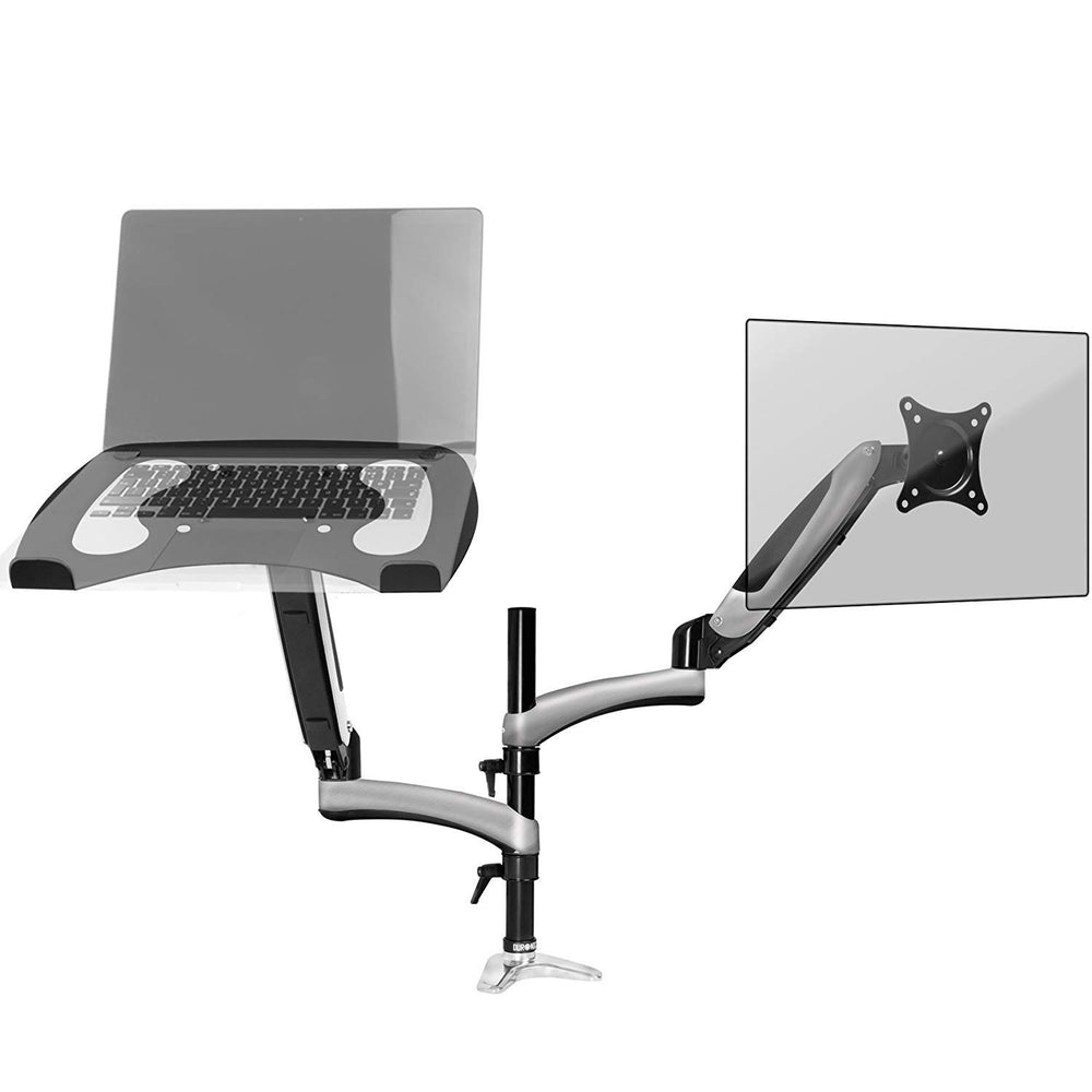 Dual Monitor Stand- Dual Monitor Arm- Adjustable, Movable