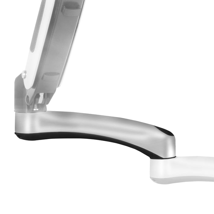 Duronic Spare Arm for Monitor Arm Stand DM65 Single 1x Arm Compatible with DM65 Gas-Powered Range | Steel | Chrome Finish | Use to Extend DM651, DM652, DM653